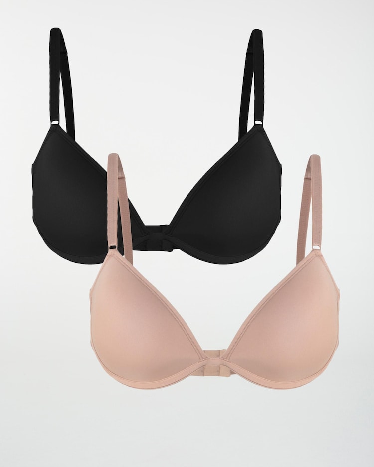 Riachuelo Kit sutiã peças bojo push up multicor Delrio