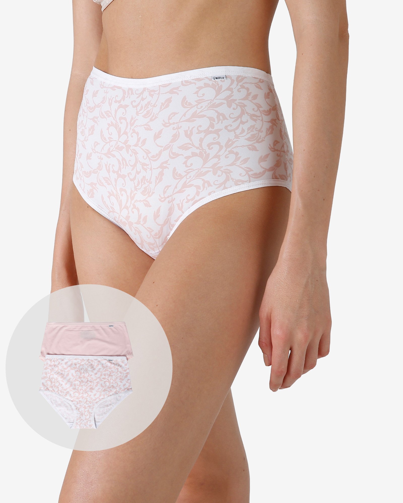 Kit 2 Calcinhas Feminina Alta DelRio | Marisa