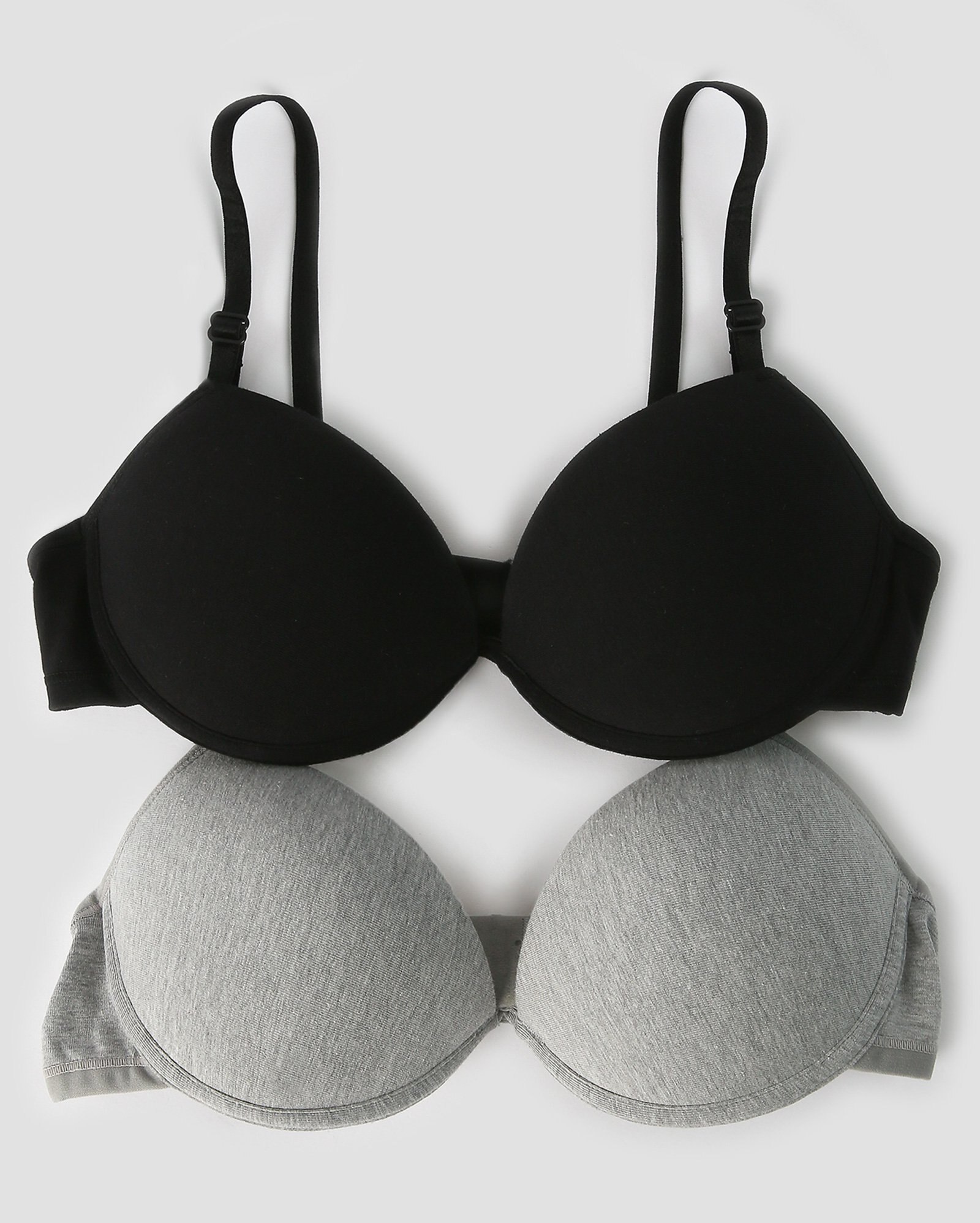 Kit sutiã 2 peças push up bojo multicor | Delcotton