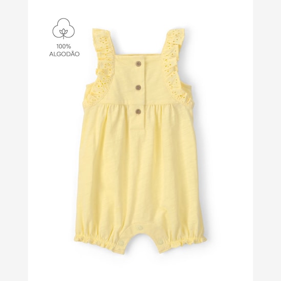 Conjunto curto bebê 4 peças estampado e texturizado - Multicor | Carter's