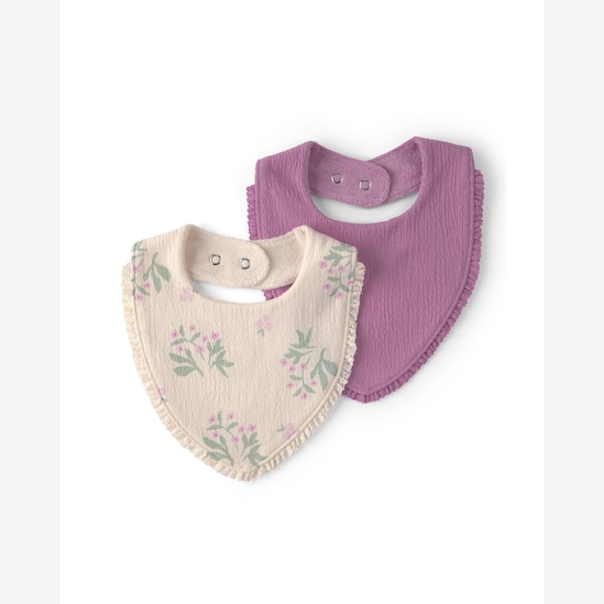 Enxoval bebê 3 peças floral + caixa de presente P - Multicor | Carter's