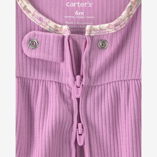 Enxoval bebê 3 peças floral + caixa de presente P - Multicor | Carter's