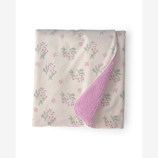 Enxoval Carter's bebê menina em algodão canelado floral 10 peças - Multicor