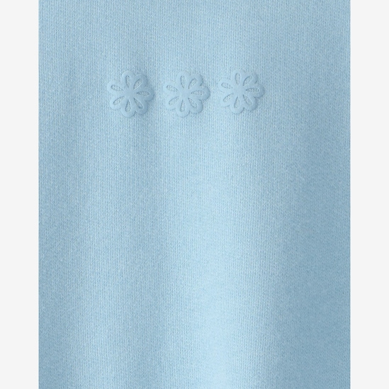 Conjunto Carter’s infantil menina floral 2 peças - Azul Claro