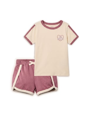 Conjunto Carter's infantil menina em algodão tênis 2 peças - Multicor