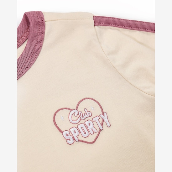 Conjunto Carter's infantil menina em algodão tênis 2 peças - Multicor