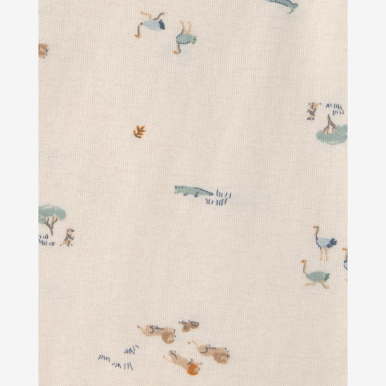 Conjunto Carter's bebê menino em algodão estampa animal 9 peças - Multicor