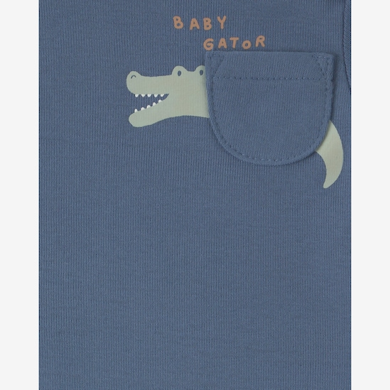 Conjunto Carter's bebê menino em algodão estampa animal 9 peças - Multicor