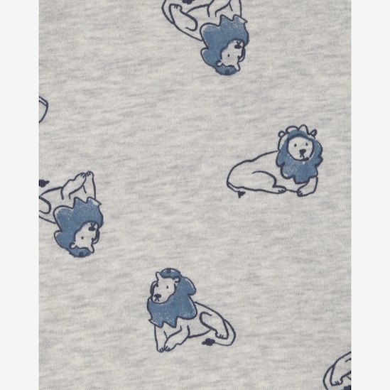 Conjunto Carter's bebê menino em algodão estampa animal 9 peças - Multicor