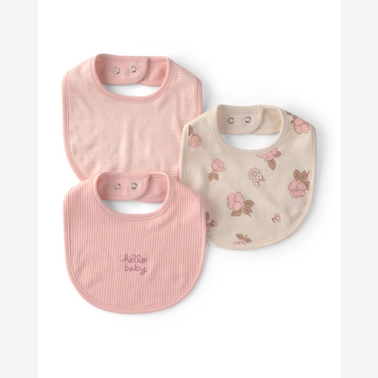 Enxoval Carter's bebê menina floral + caixa de presente P 12 peças - Multicor