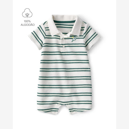 Enxoval Carter's bebê menino em algodão estampado 4 peças - Multicor