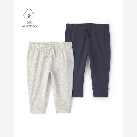 Conjunto Carter's bebê menino em algodão 6 peças - Multicor