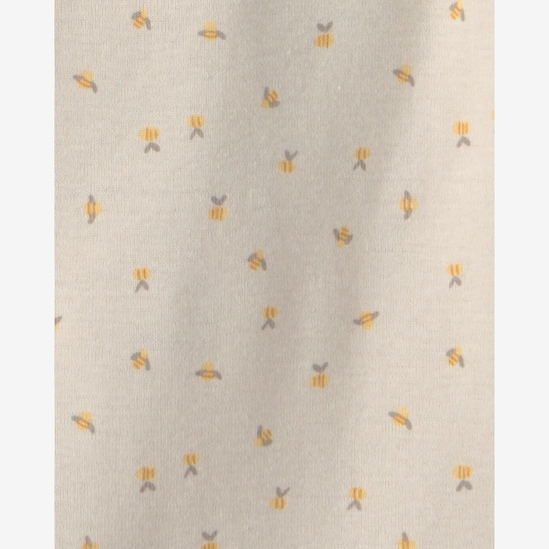 Kit body Carter's bebê menina em algodão estampada 9 peças - Multicor