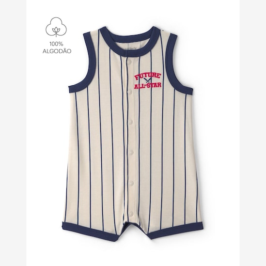 Conjunto Carter's bebê menino listrado 4 peças
