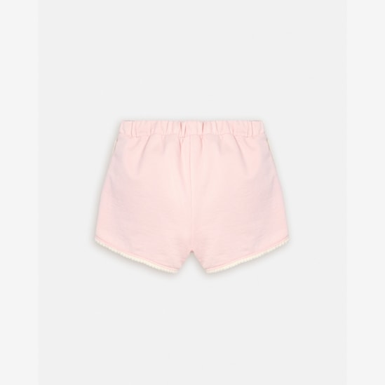 Conjunto Carter's com óculos infantil menina em algodão cereja 3 peças - Rosa Claro