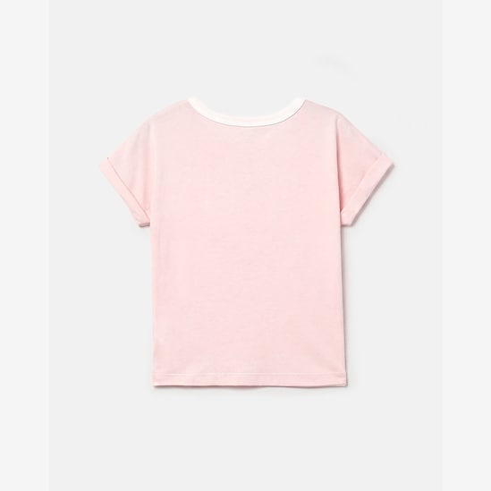 Conjunto Carter's com óculos infantil menina em algodão cereja 3 peças - Rosa Claro