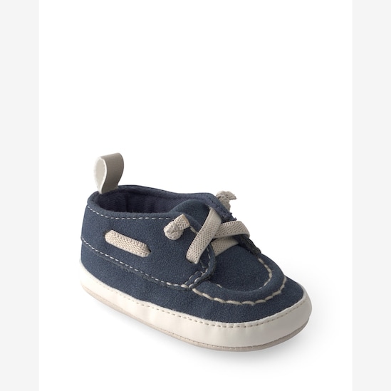 Conjunto Carter's com mocassim bebê menino estampado + caixa de presente M 3 peças
