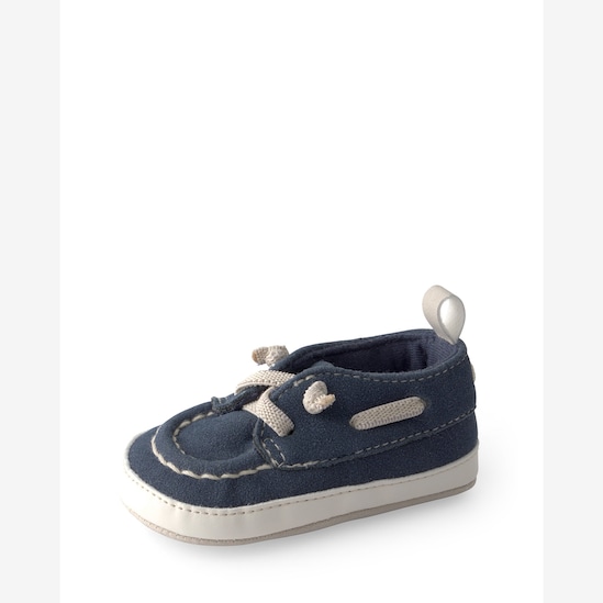 Conjunto Carter's com mocassim bebê menino estampado + caixa de presente M 3 peças