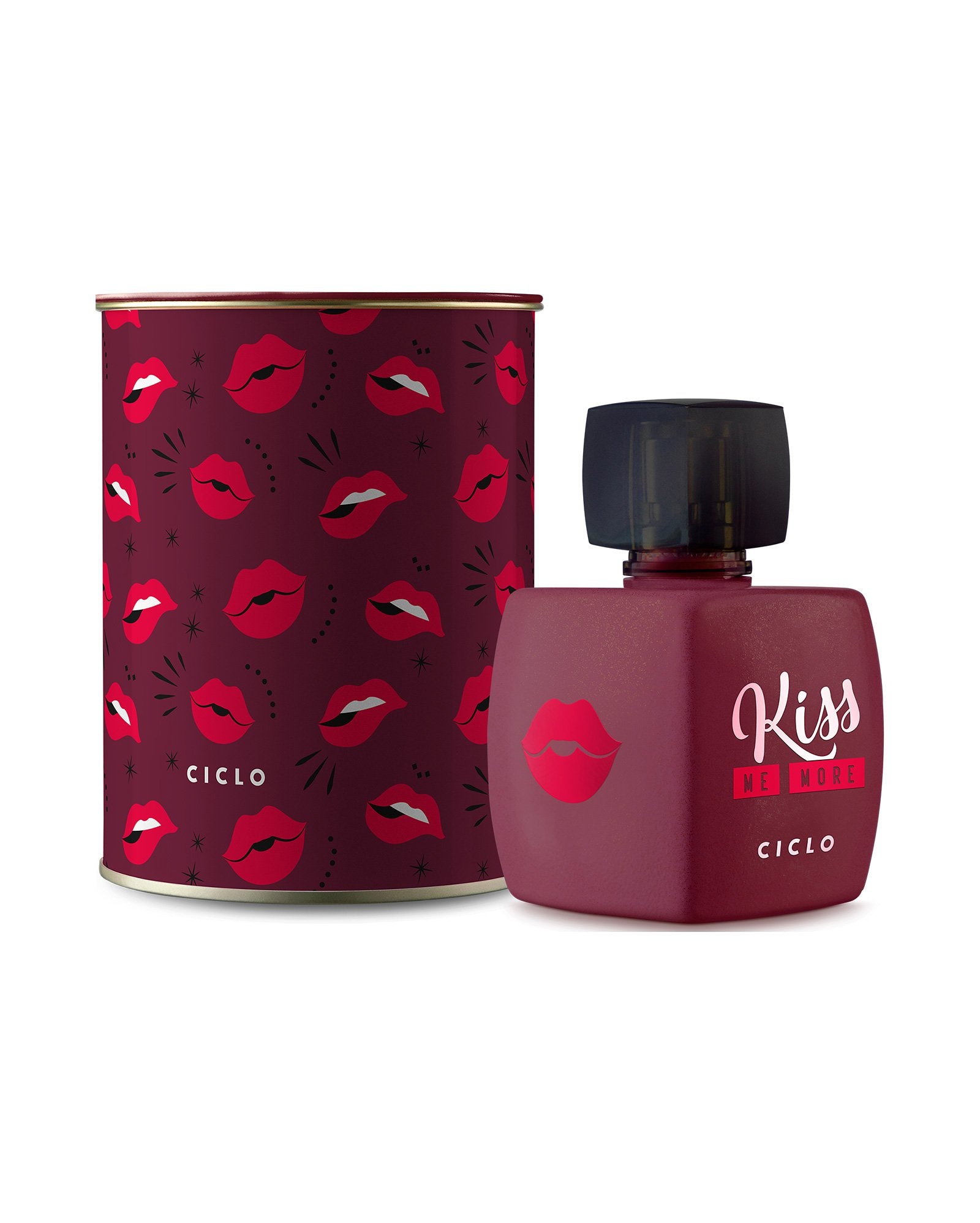 Kit deo colônia 100ml + body splash 200ml Kiss Me More | Ciclo