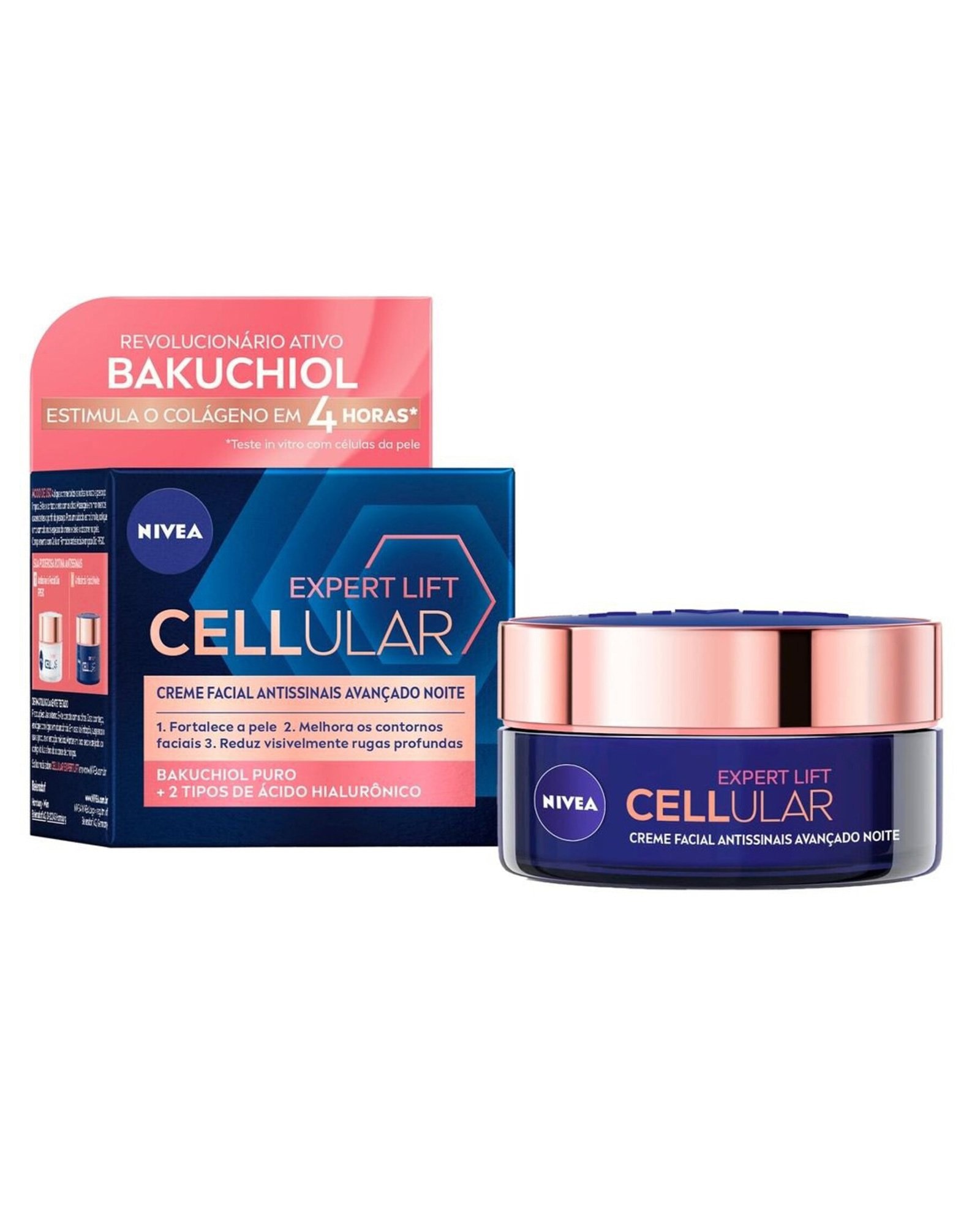 Kit creme facial noite 48g + antissinais dia FPS 30 50g | Nivea