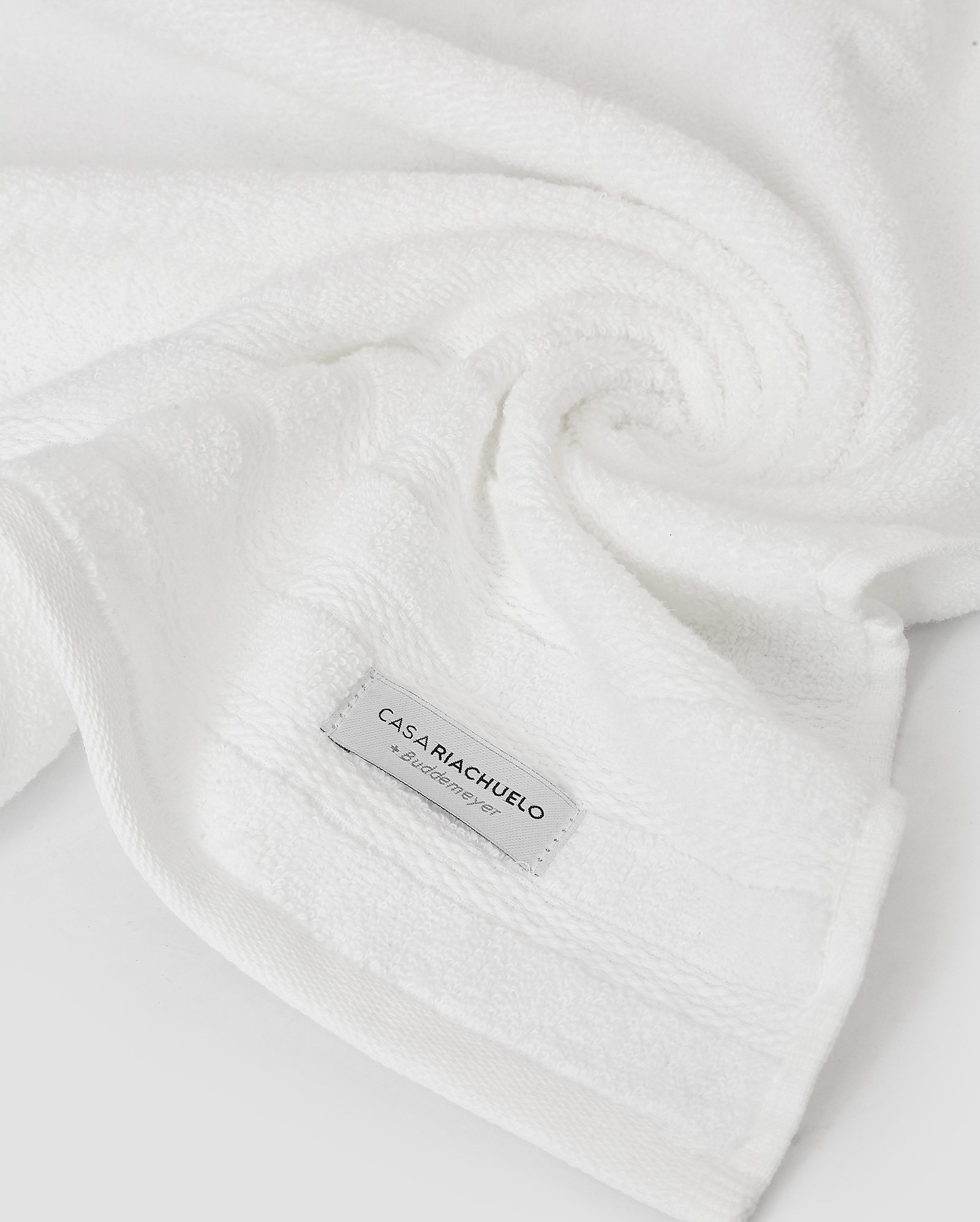 Kit toalha de banho + rosto Eloá Extra Soft branco | Buddemeyer