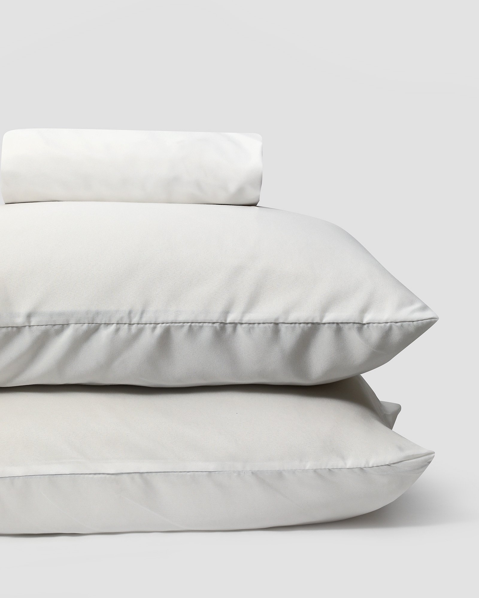 Kit fronha 2 peças + lençol de cama queen microfibra branco | Casa Riachuelo