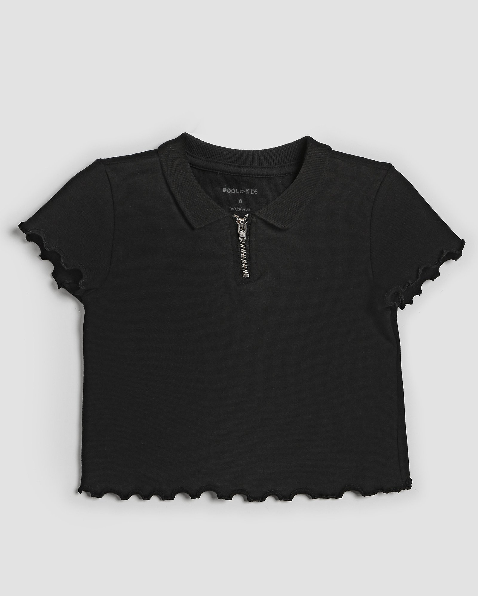 Conjunto longo infantil cropped com zíper cargo 4-10A multicor | Pool Kids