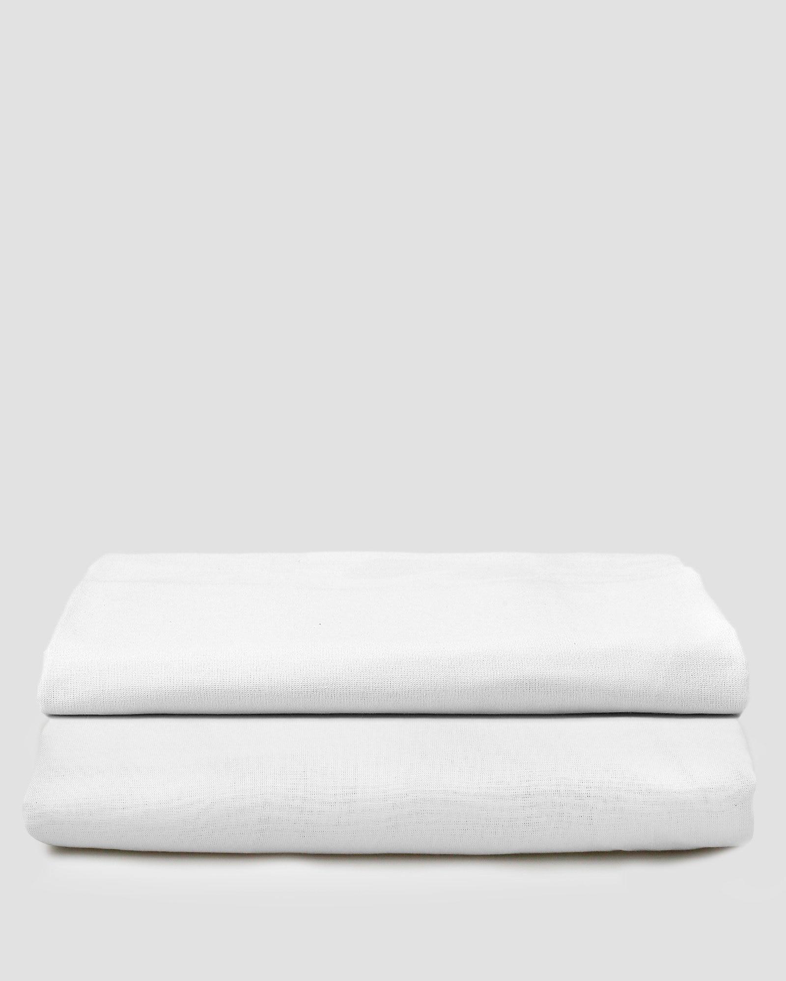 Kit lençol de cima solteiro + lençol com elástico 120 fios branco | Casa Riachuelo