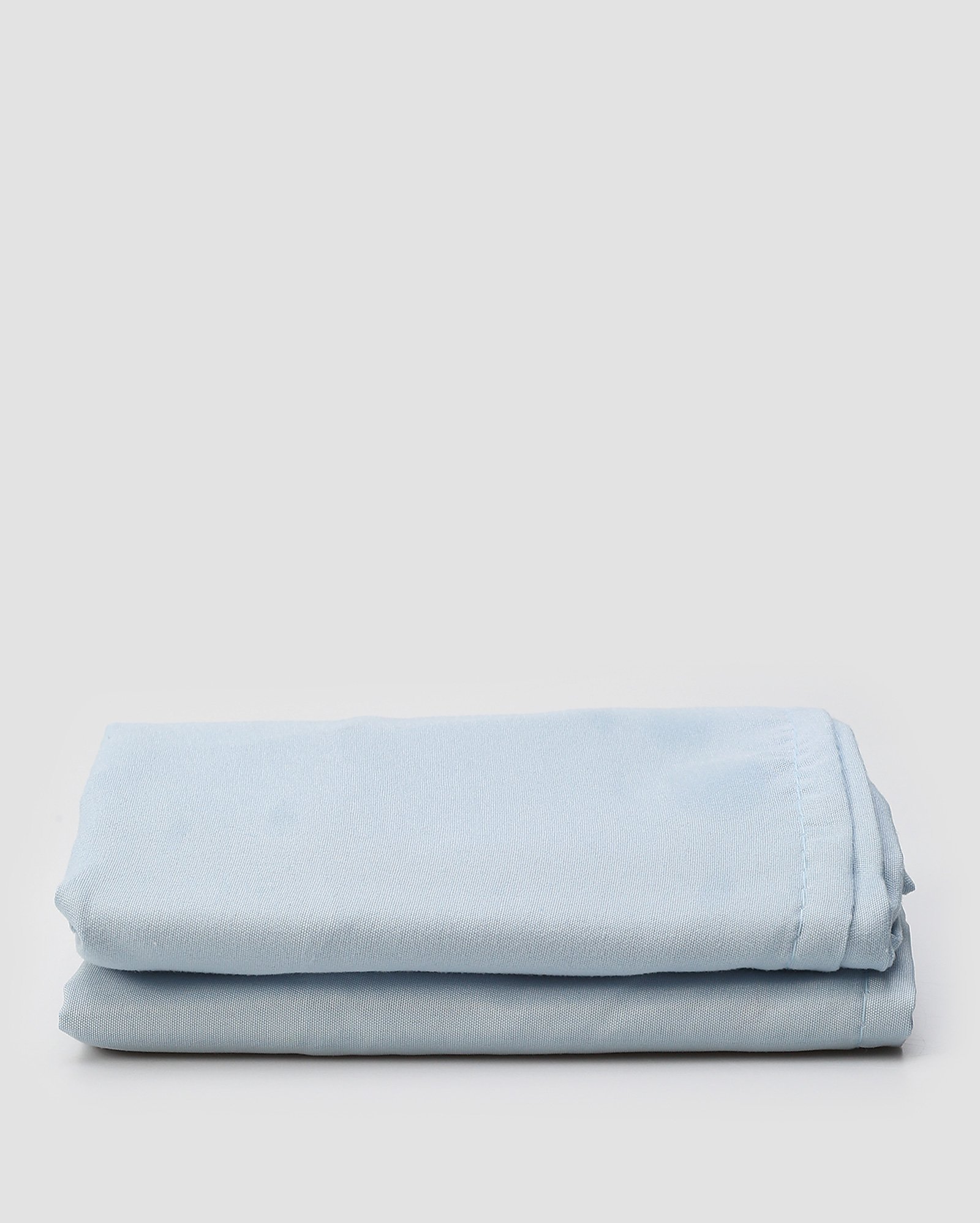 Kit lençol de cama casal com elástico microfibra + 2 fronhas listradas azul | Casa Riachuelo