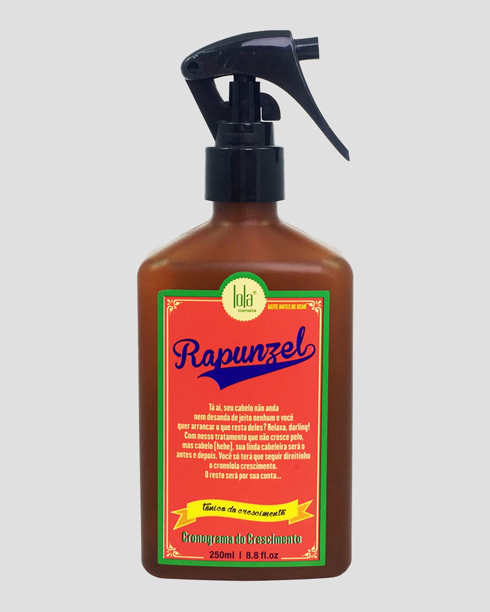 Kit tônico de crescimento Rapunzel 250ml + finalizador milk spray 250ml | Lola Cosmetics