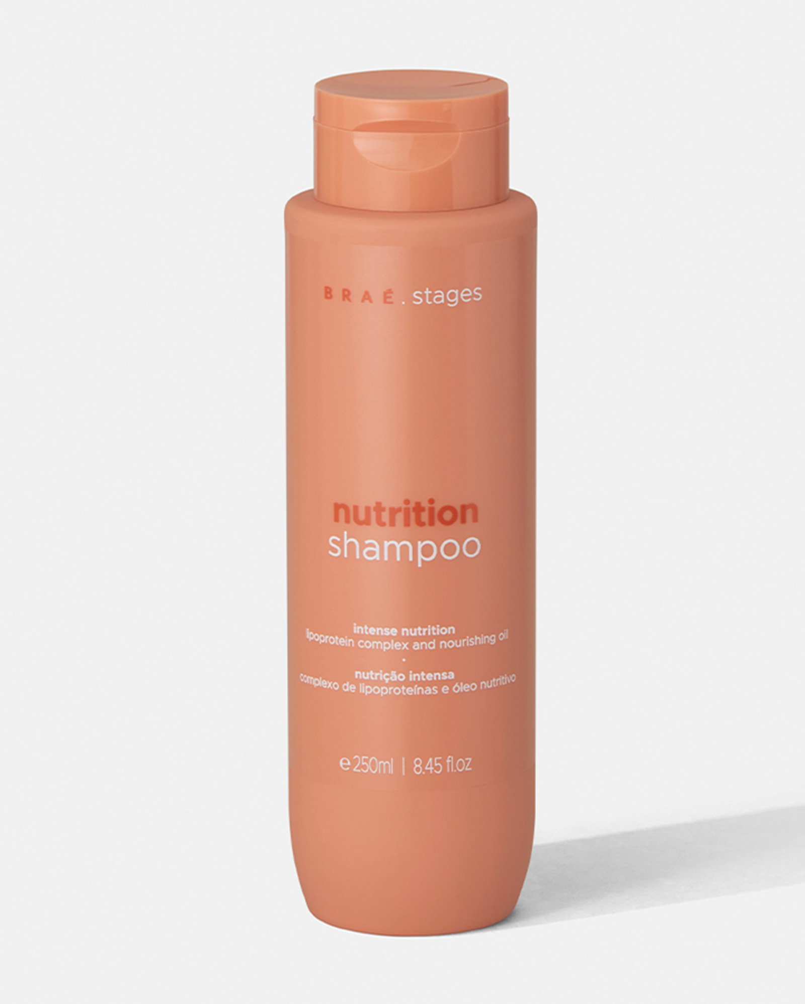 Kit shampoo Nutrition 250ml + condicionador 250ml + máscara capilar 200g | Braé Stages