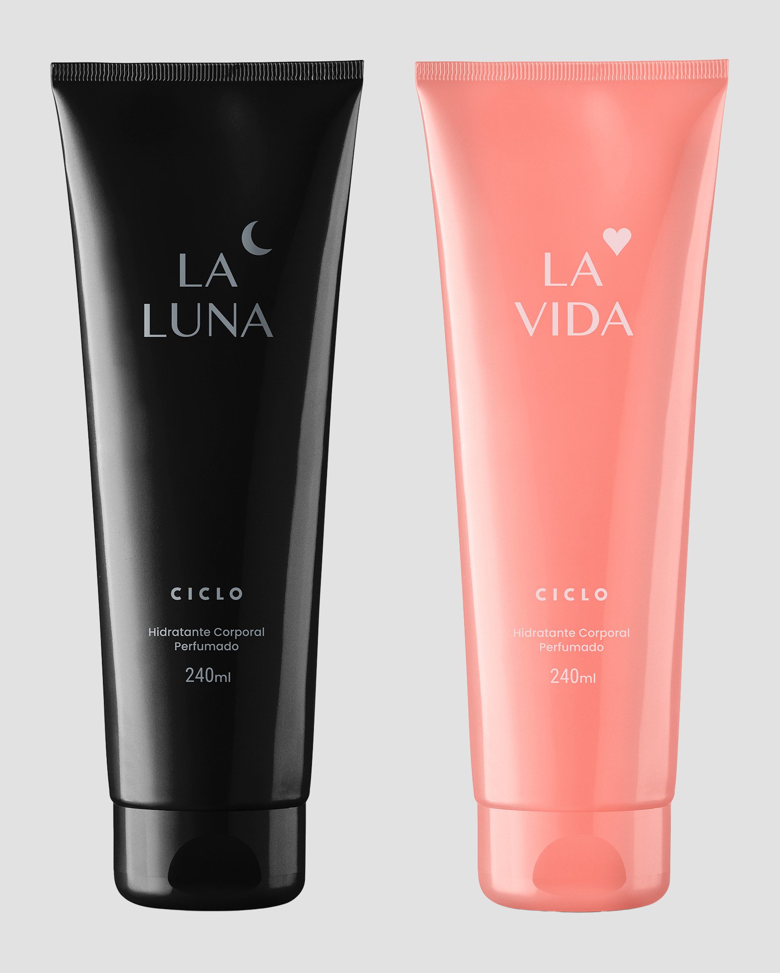Kit hidratante corporal La Luna 240ml + hidratante La Vida 240ml | Ciclo
