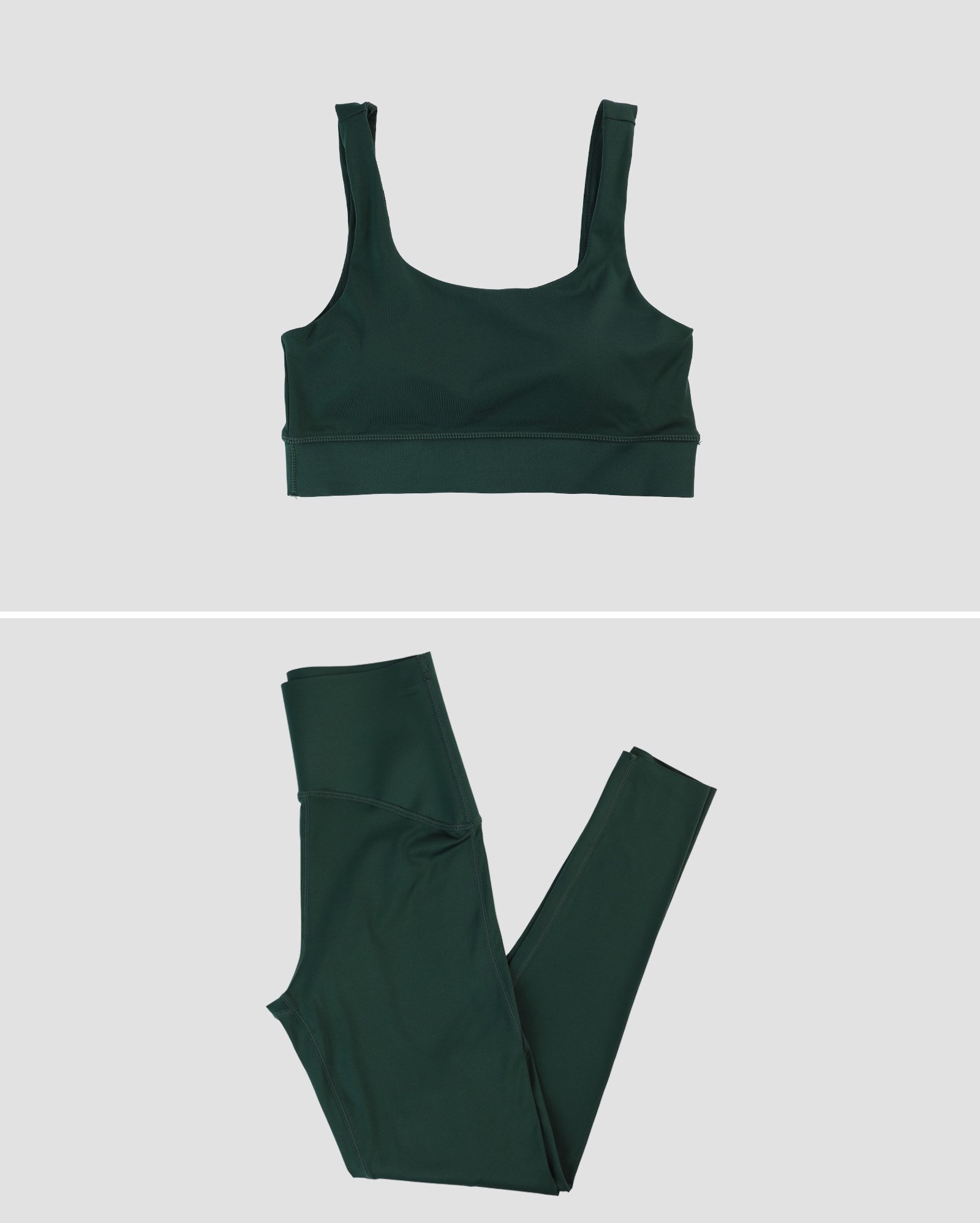Kit conjunto feminino de treino poliamida superfit média sustentação verde | BodyWork by Riachuelo