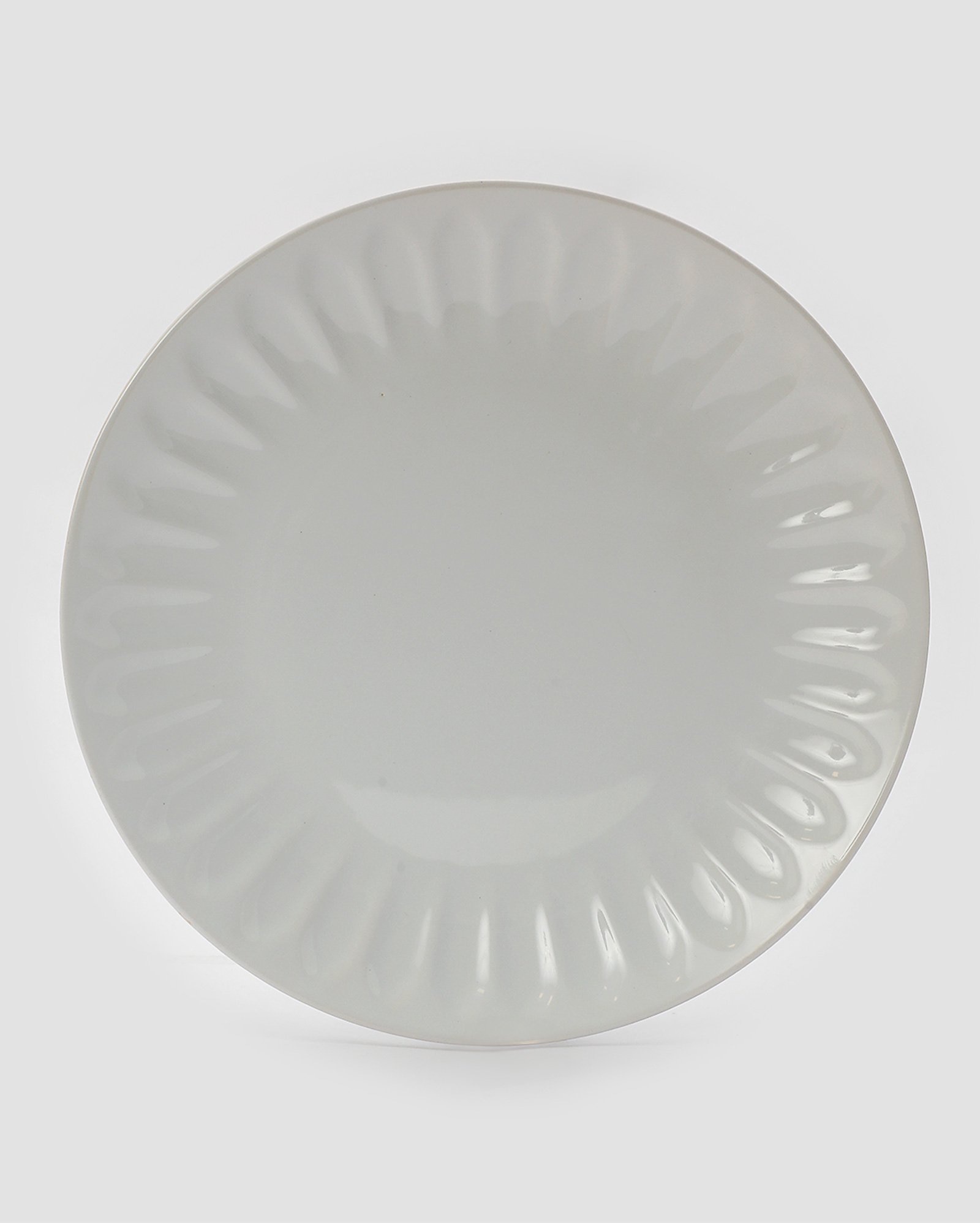 Conjunto prato raso 4 peças cerâmica básicos 27cm off-white | Casa Riachuelo