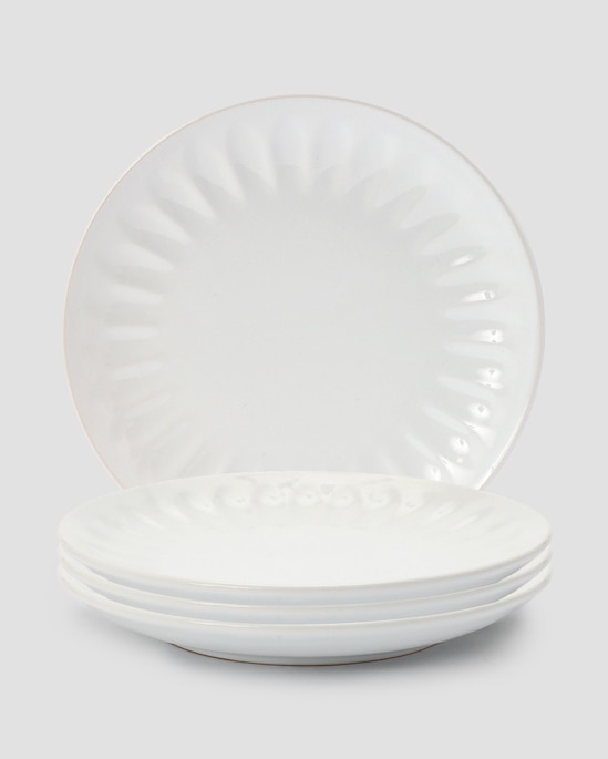 Conjunto prato de sobremesa 4 peças