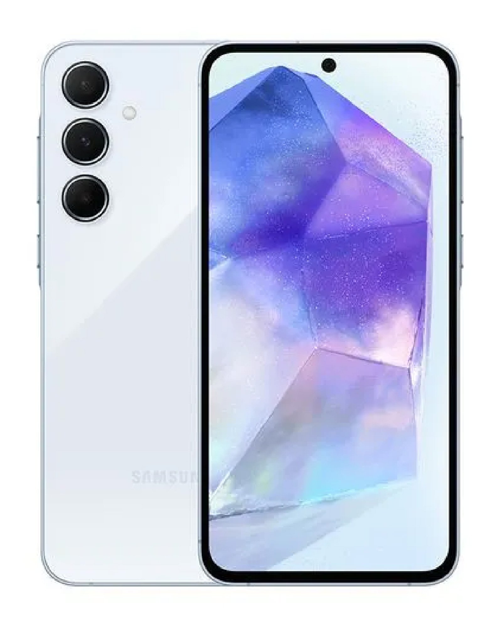 Kit smartphone Galaxy A55 5G 128GB azul Samsung + fone de ouvido Tune T520BT preto JBL