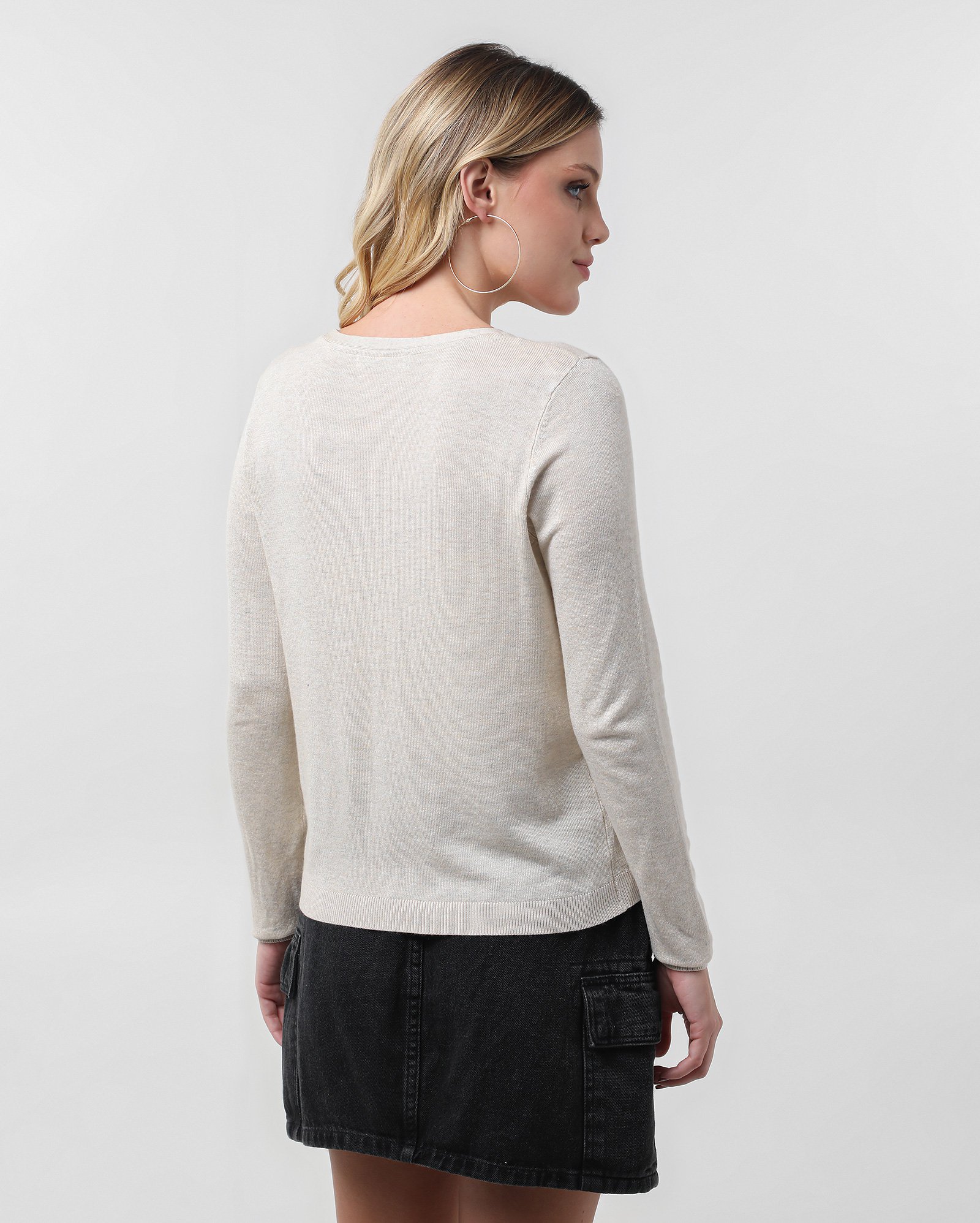 Riachuelo | Kit cardigan feminino 2 peças tricot decote V com