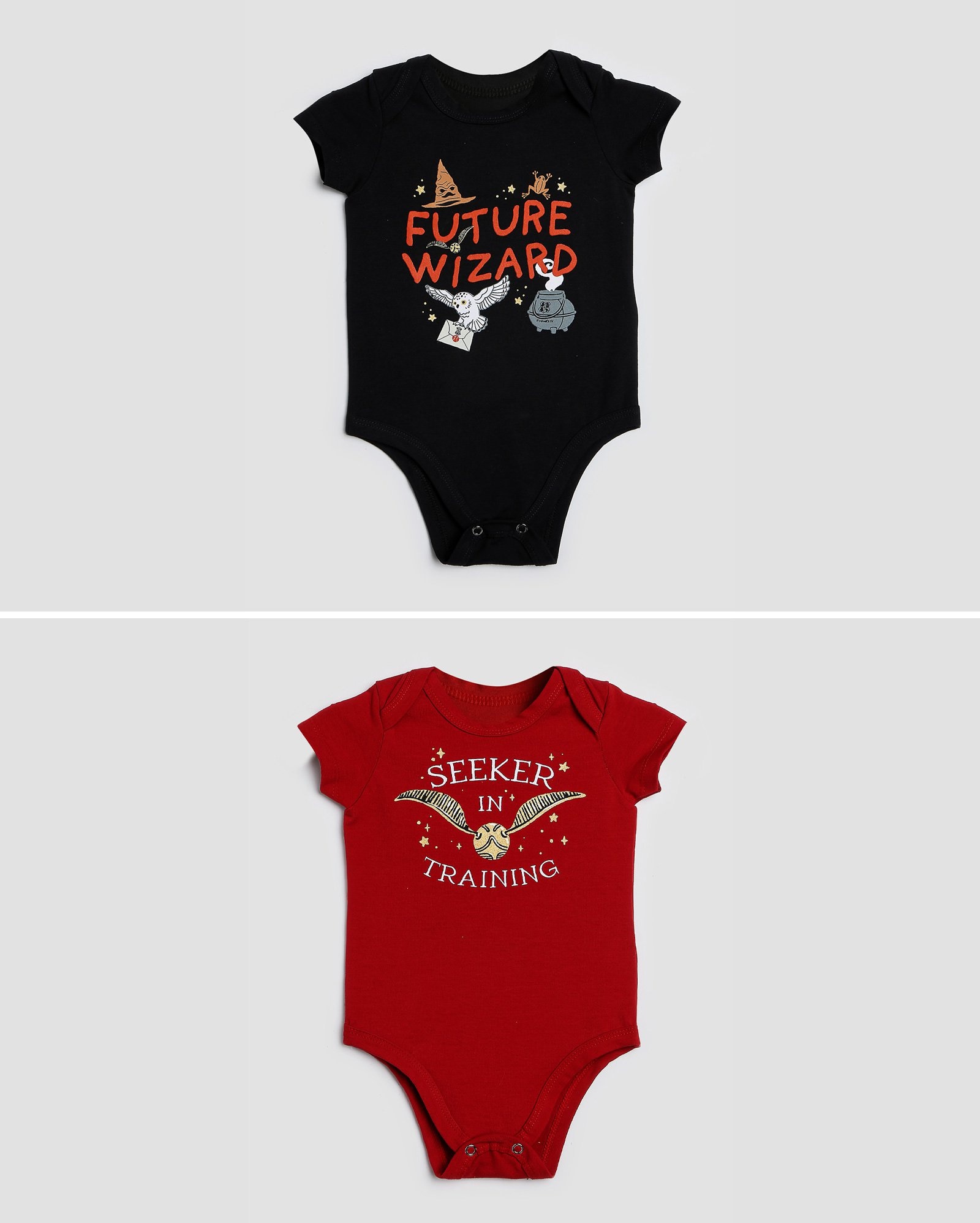 Kit body bebê 2 peças Harry Potter wizard and seeker multicor | FANLAB