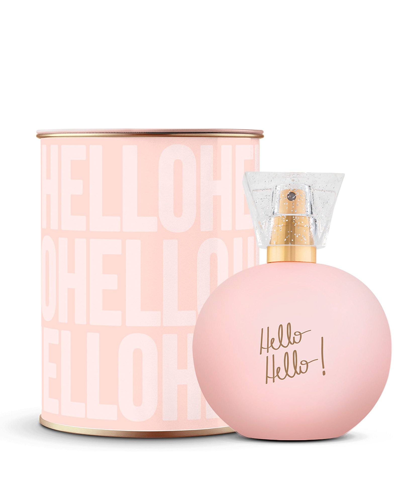 Kit deo colônia feminina Hello Hello Nah Cardoso 100ml + body splash 200ml + sacola de presente M matelassê preta | Ciclo + Riachuelo