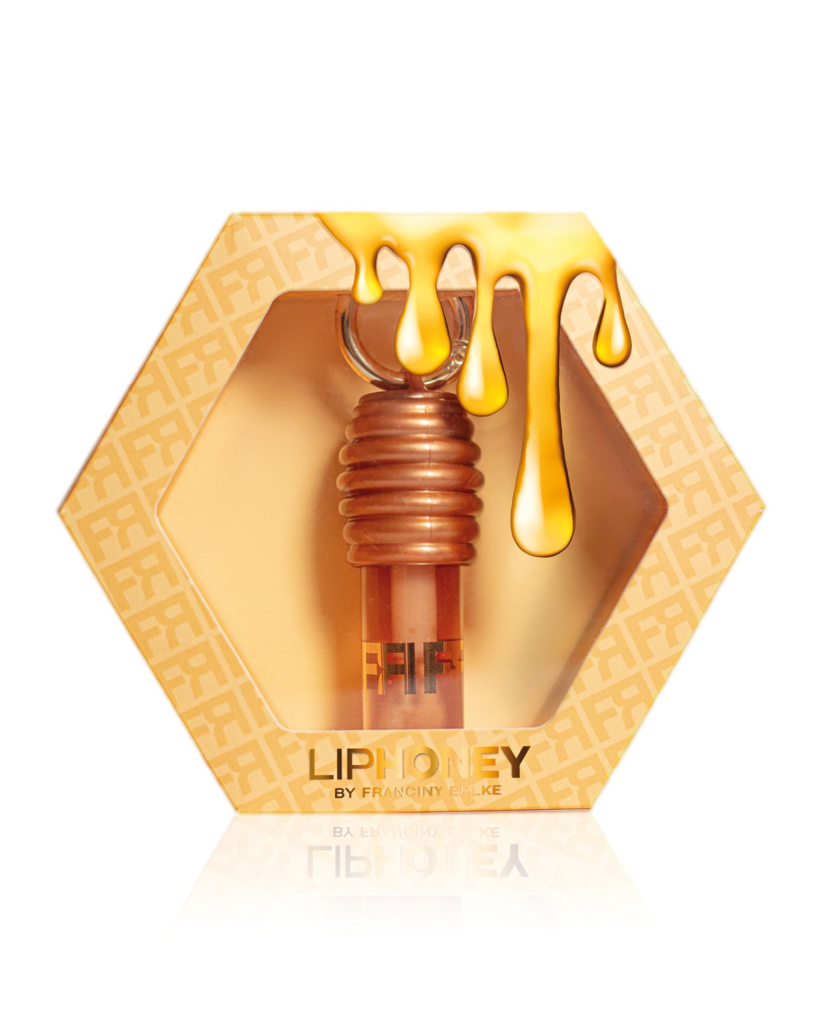 Kit gloss labial 4 unidades Glosslicious 15ml + Lip Honey 5g âmbar | Fran by Franciny Ehlke