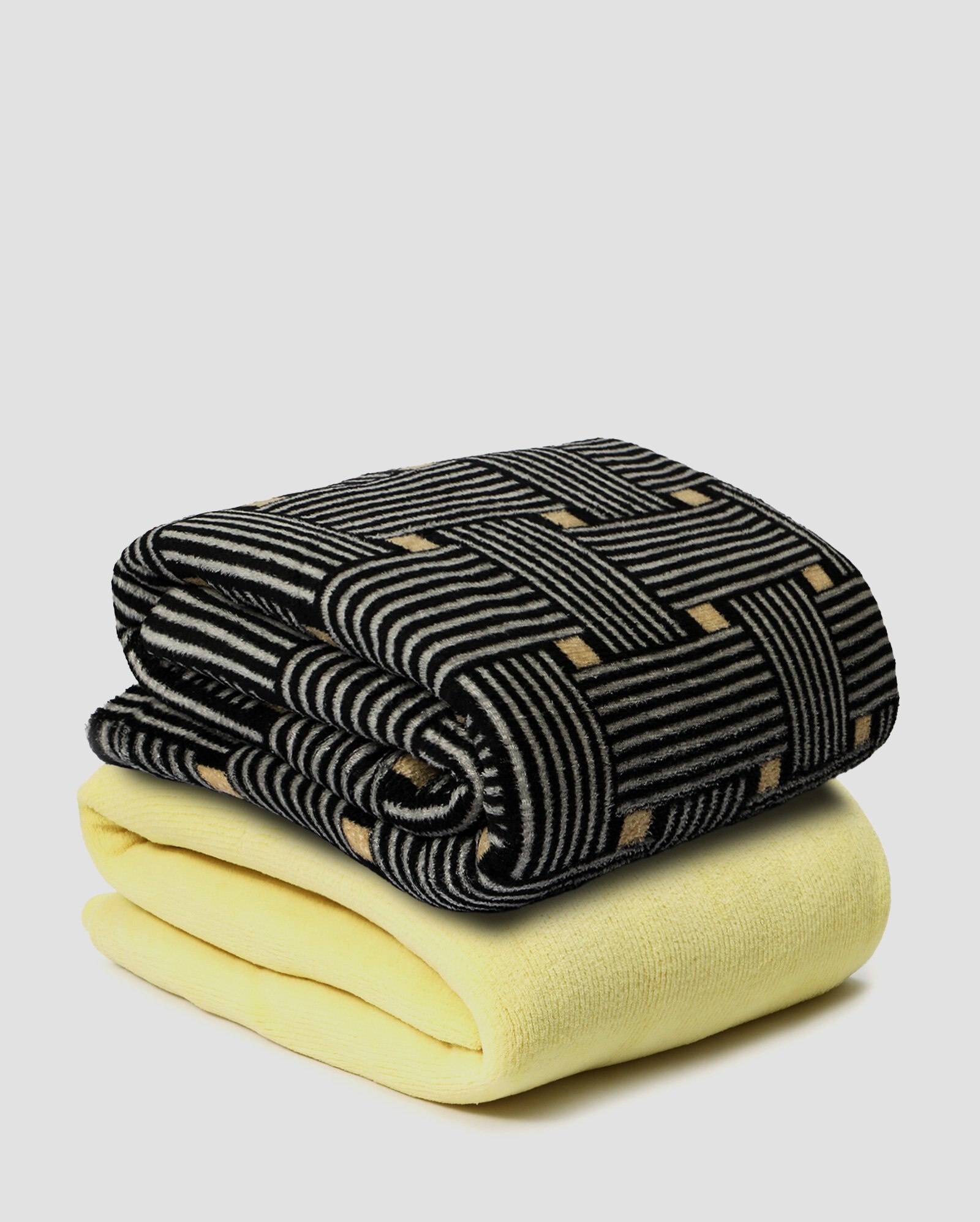 Kit manta casal 2 peças microfibra em fleece Meire multicor | Casa Riachuelo