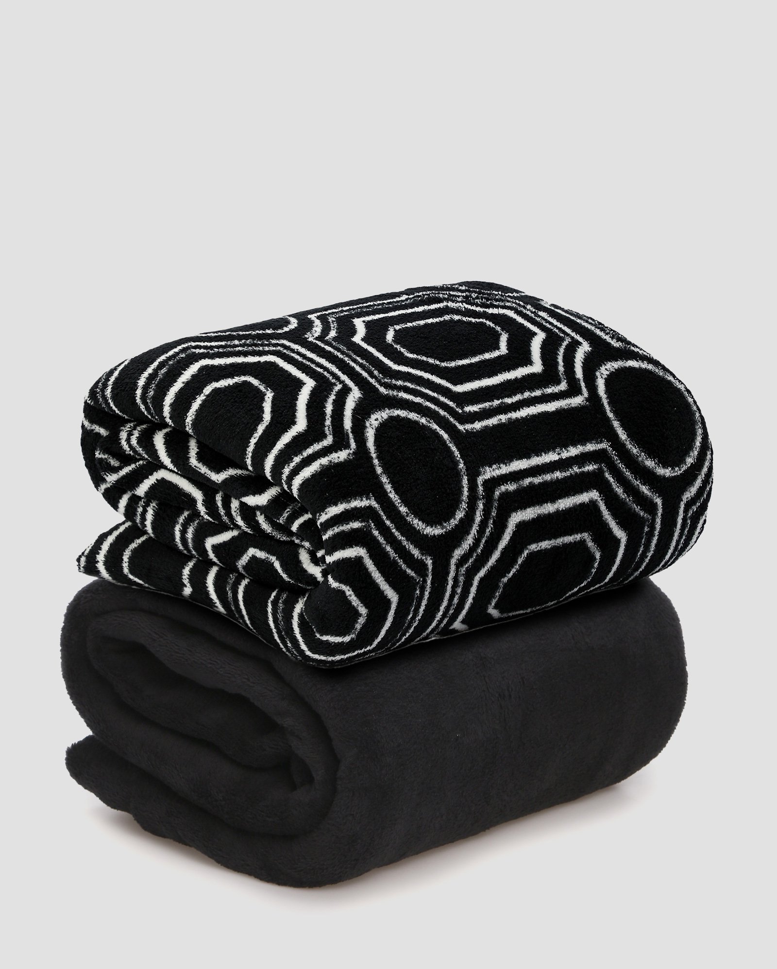 Kit manta casal 2 peças microfibra em fleece Neiva Jolie multicor | Casa Riachuelo