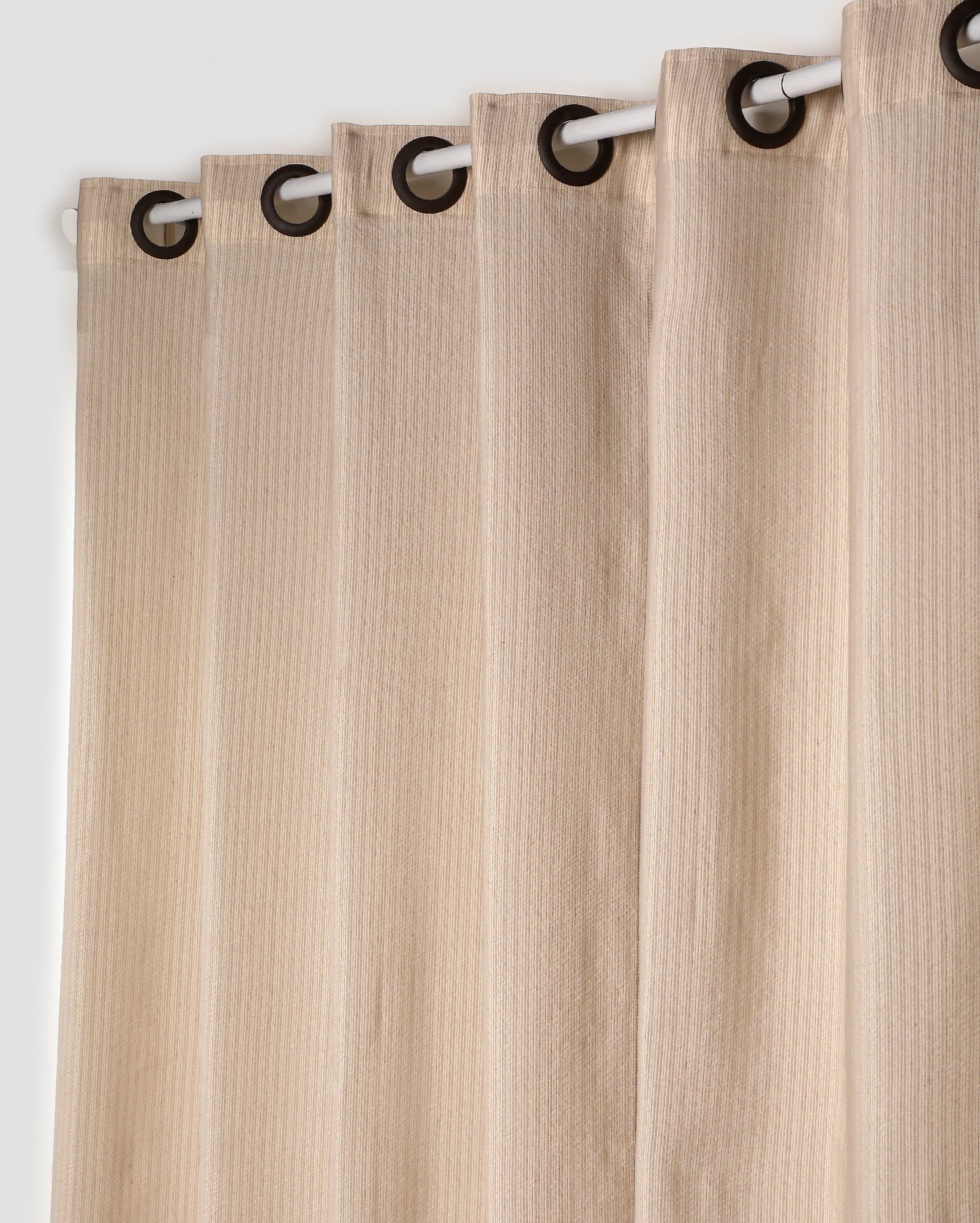 Kit cortina rústica Pantex 1,60x2,00m + kit varão Eco 28mmx2m multicor | Casa Riachuelo