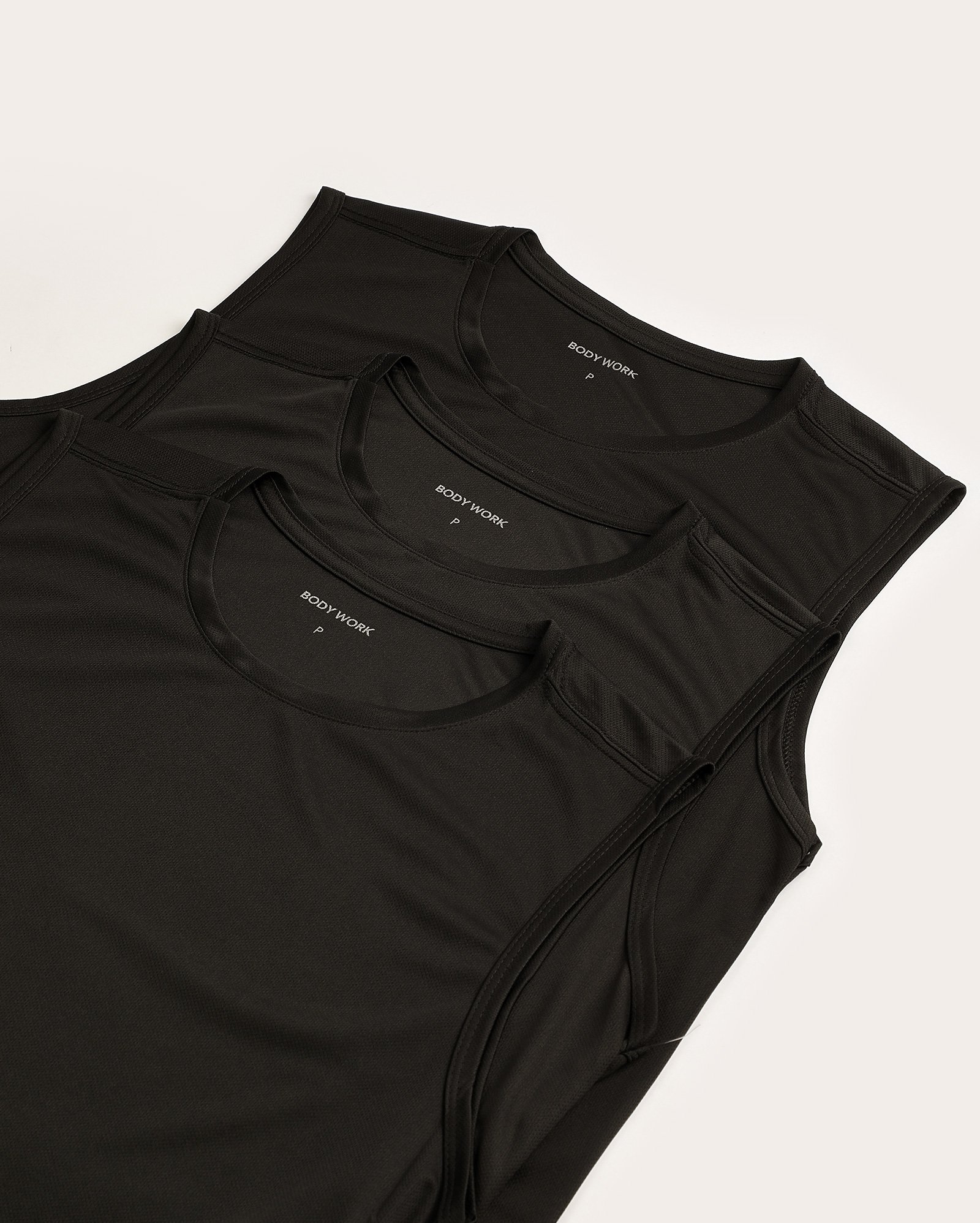 Kit regata esportiva masculina 3 peças reta preta | BodyWork by Riachuelo