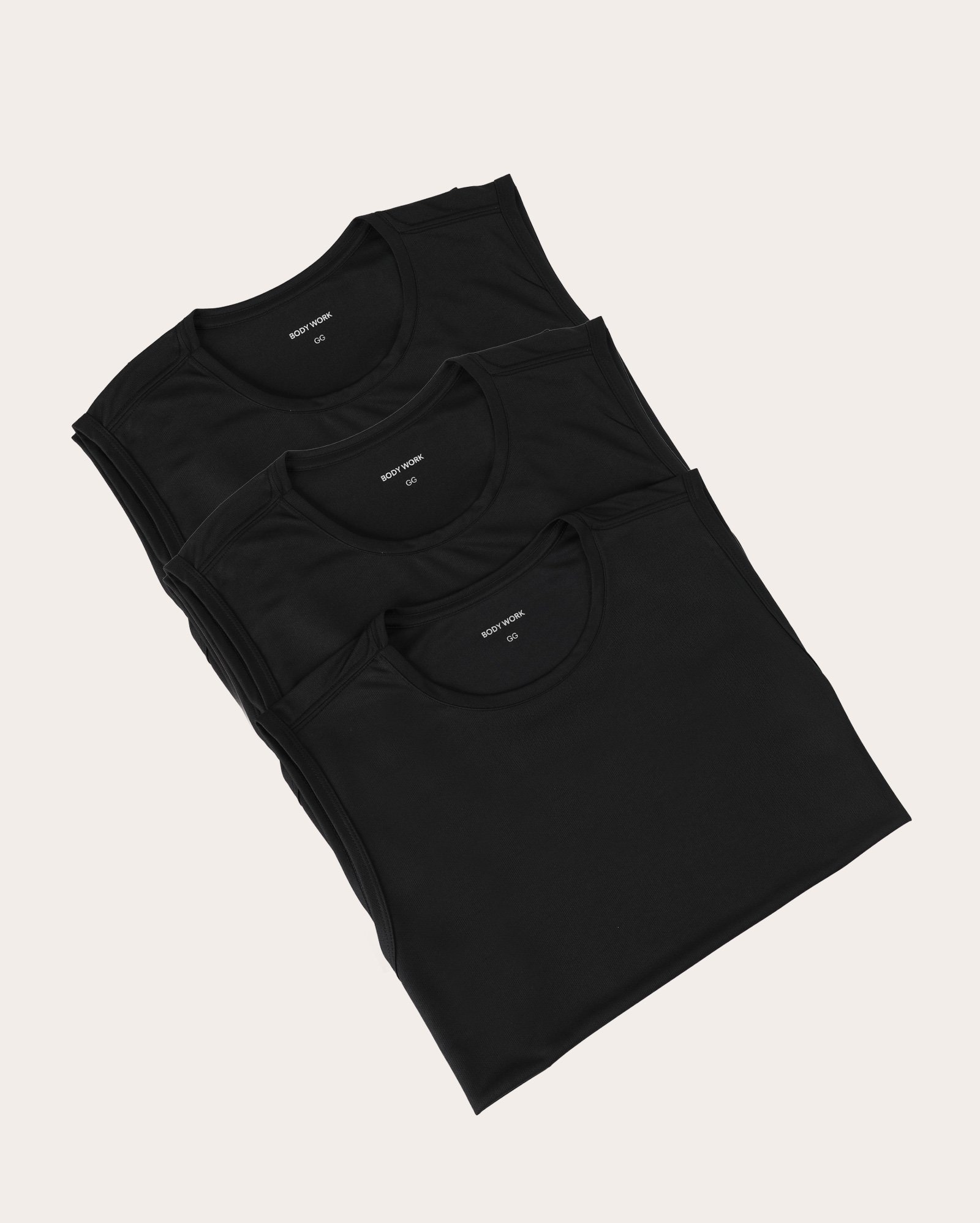 Kit regata esportiva masculina 3 peças reta - preta | Body Work