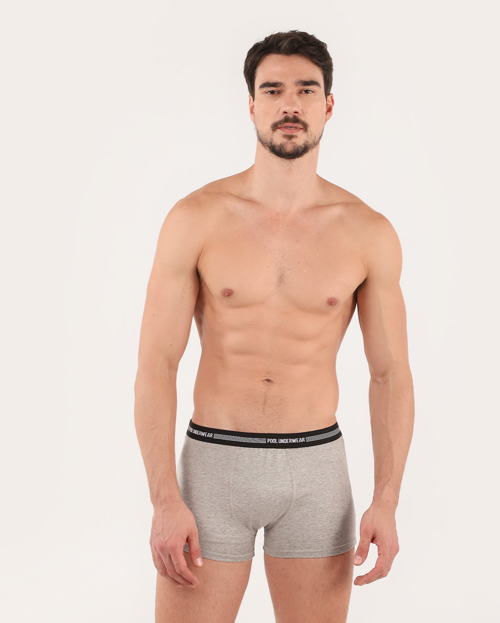 Kit cueca boxer 10 peças lisas multicor | Pool