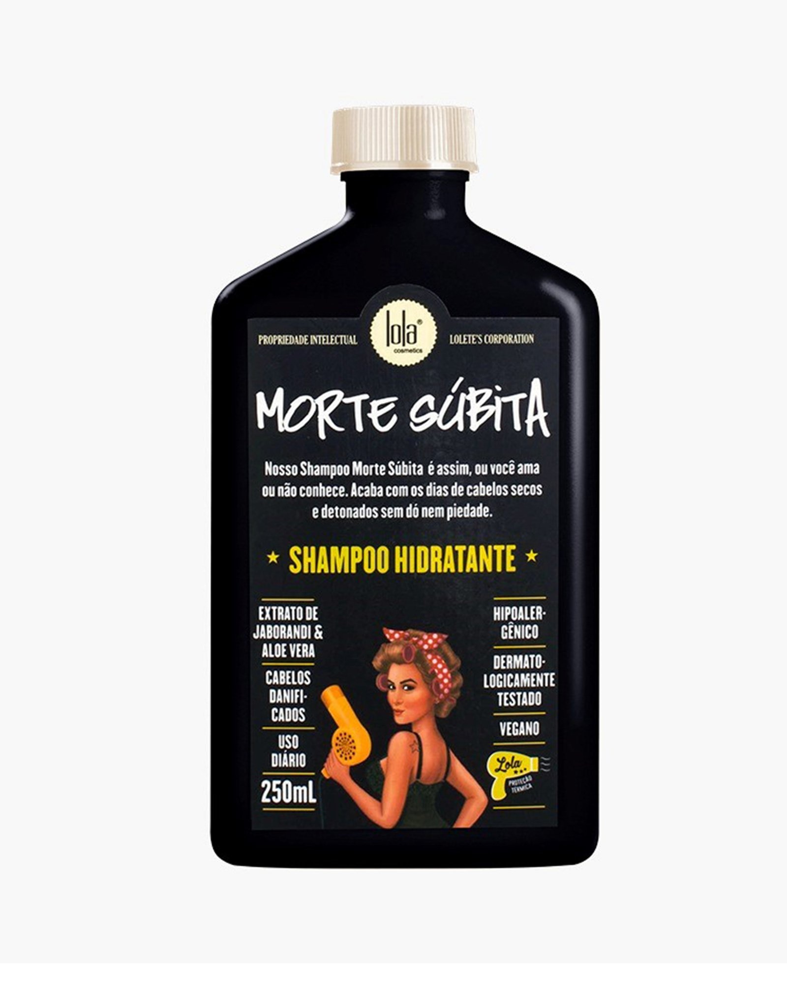 Kit shampoo 2 itens 250ml cada + máscara hidratante Morte Súbita 450g | Lola Cosmetics