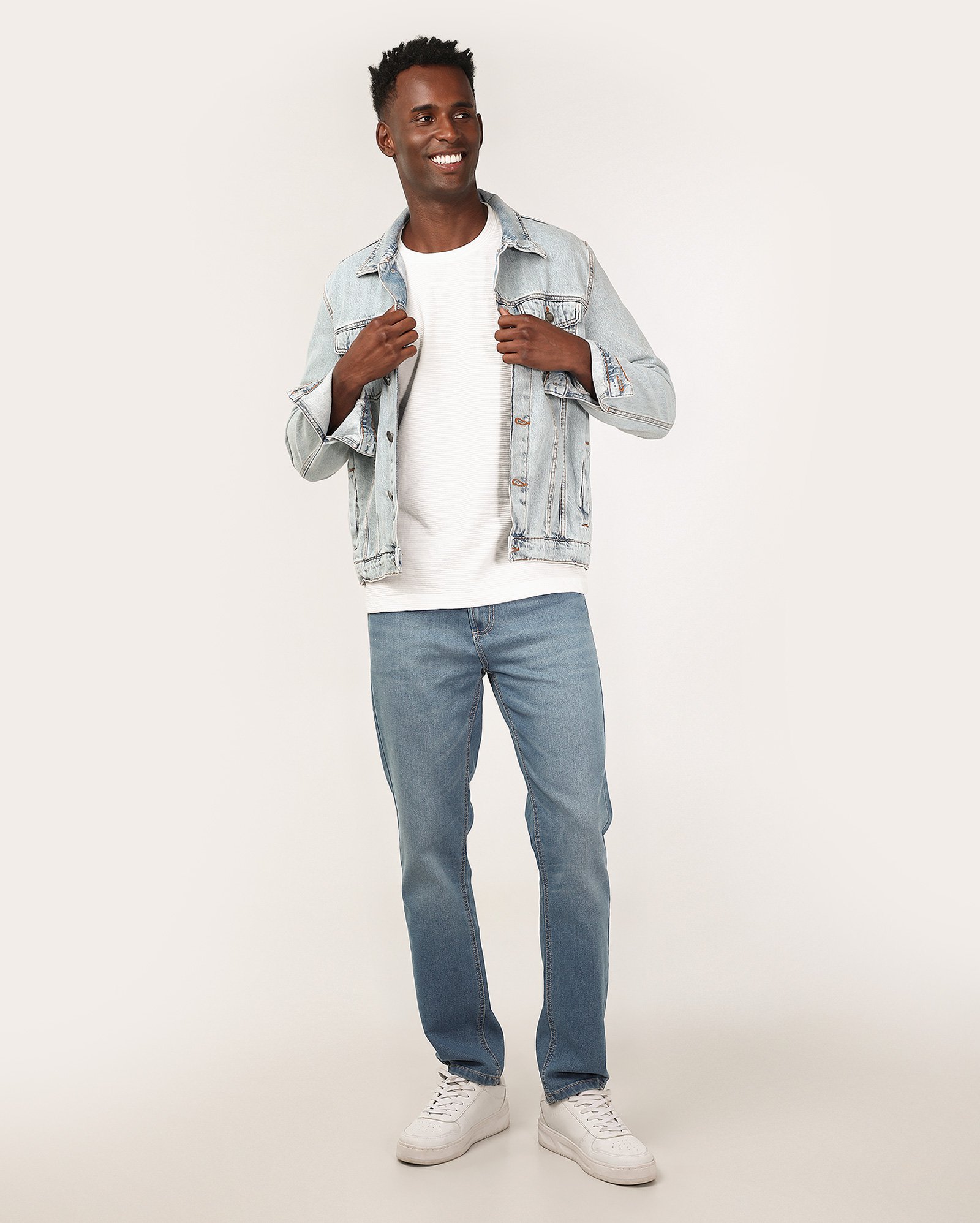 Kit calça jeans masculina 2 peças slim com bolsos multicor | Pool Jeans