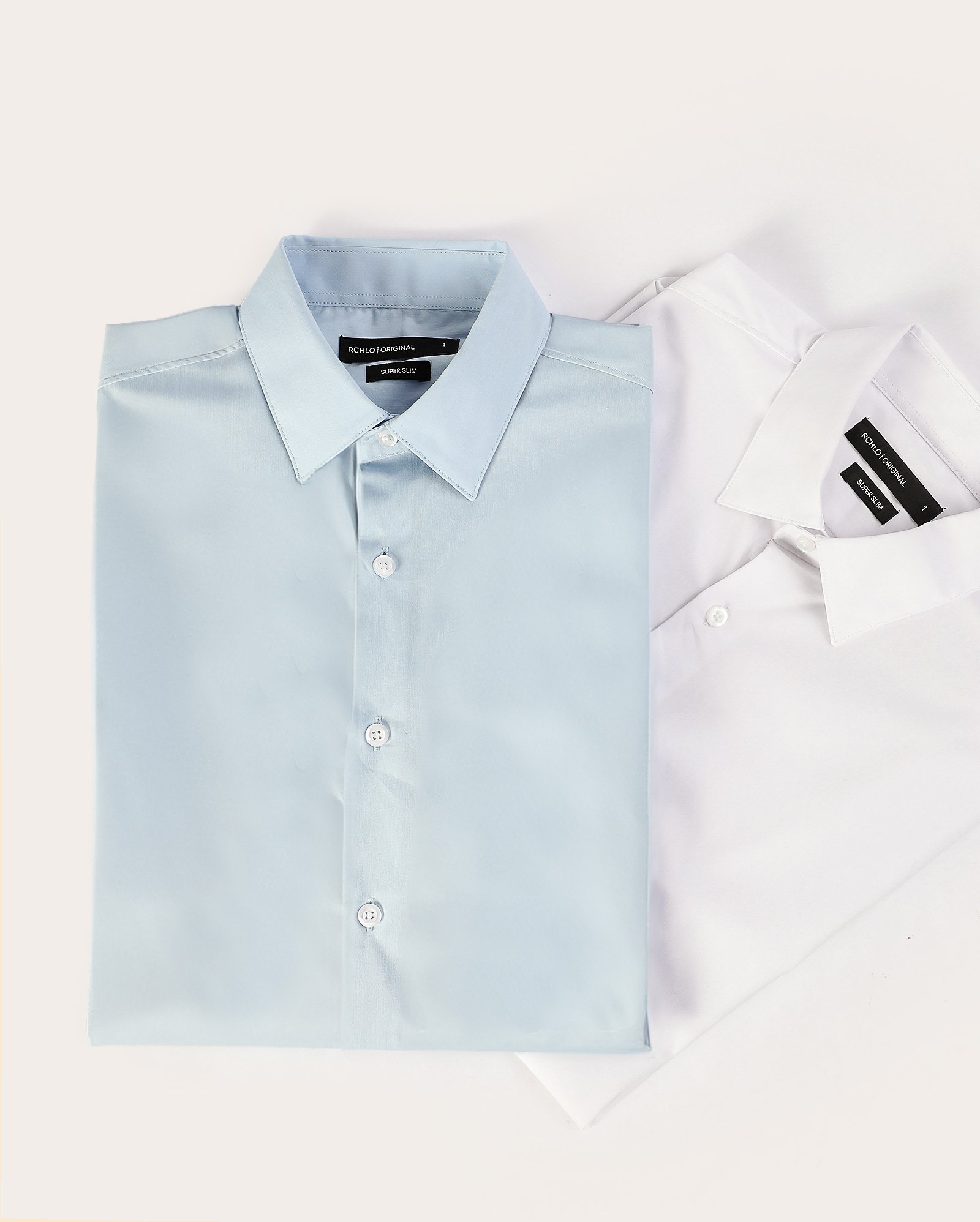 Kit camisa social masculina 2 peças Bento super slim de manga longa multicor | Original by Riachuelo
