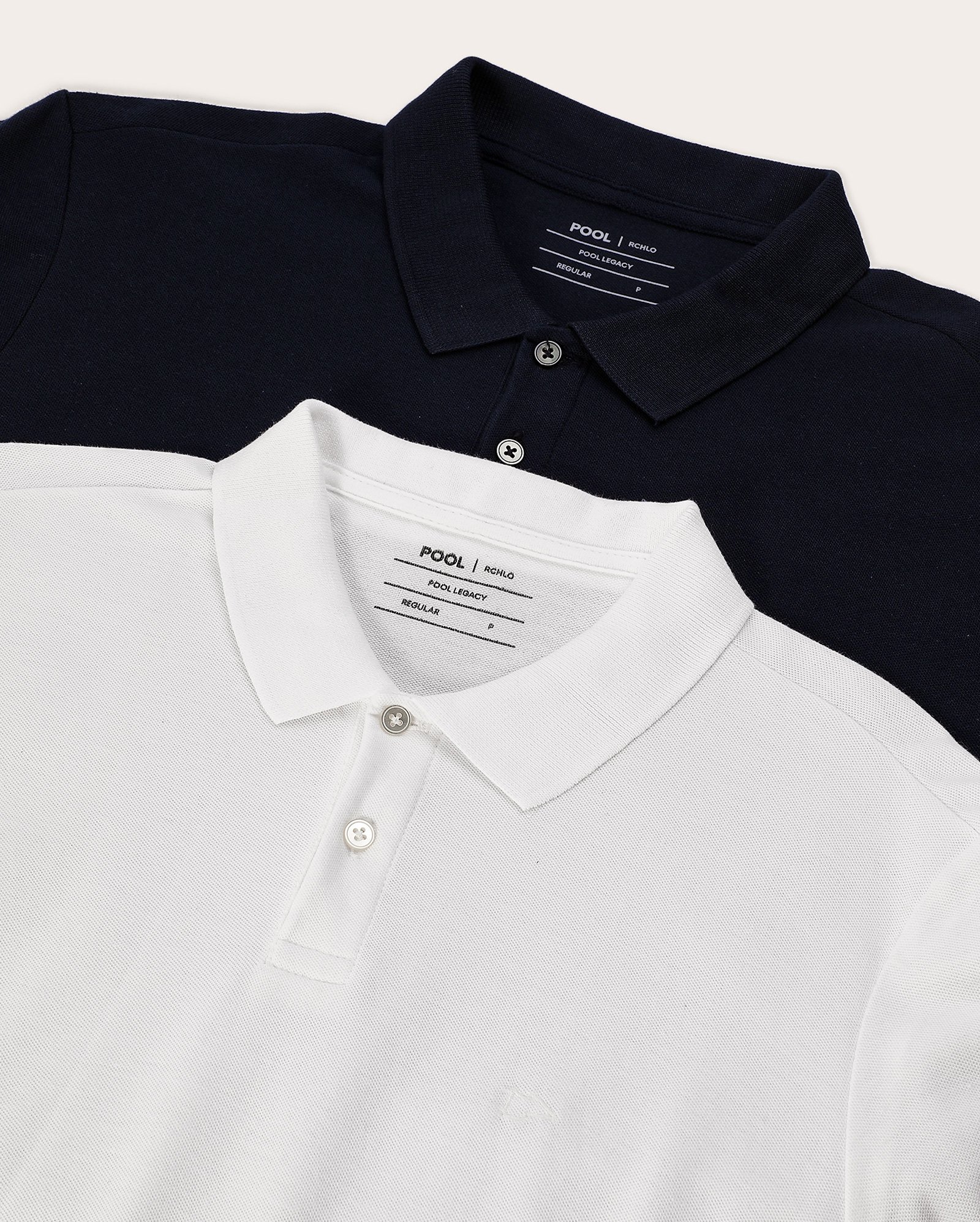 Kit camisa polo masculina 2 peças Pool Legacy regular piquet multicor